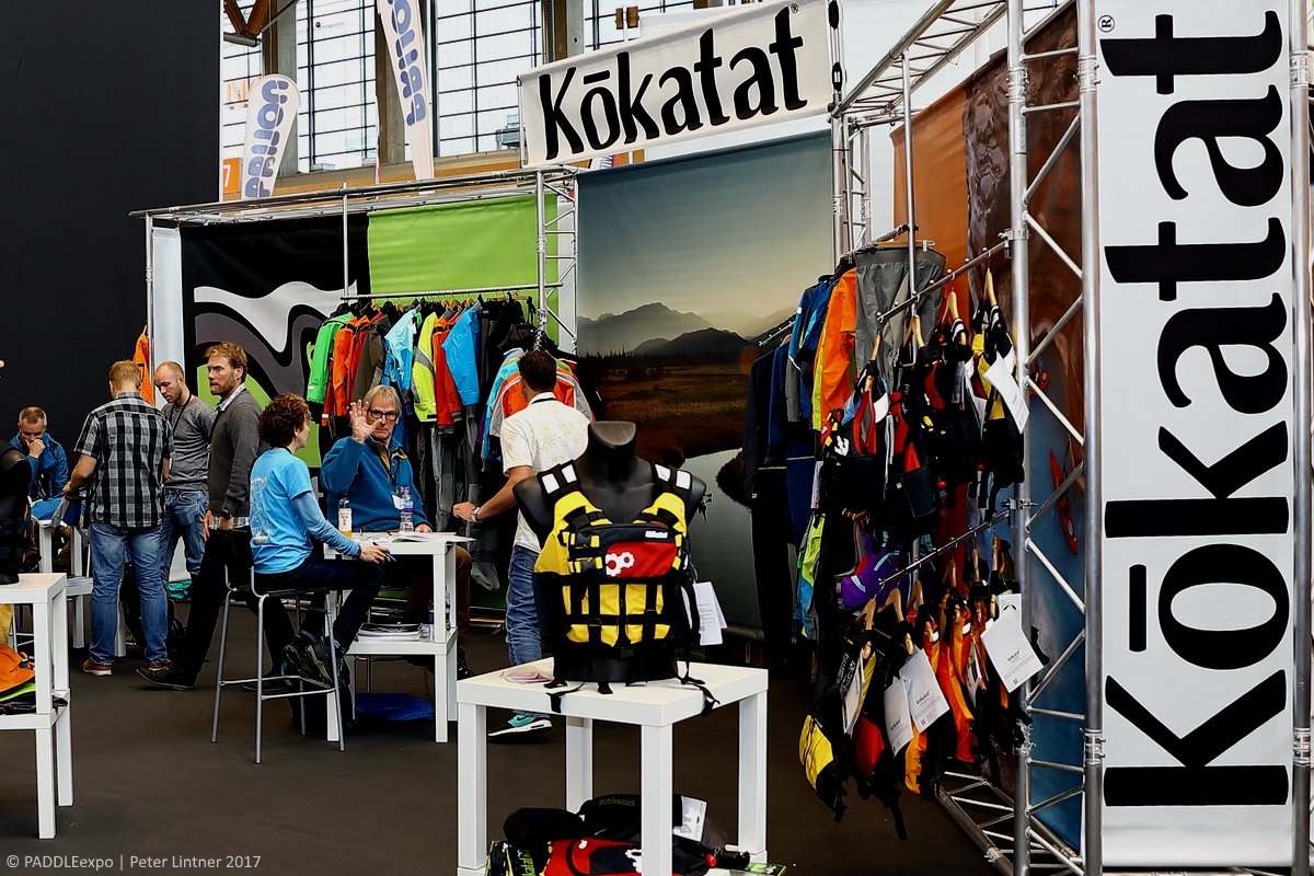 Matrin, Gustav og Lars Kokatat at PaddleExpo 2017